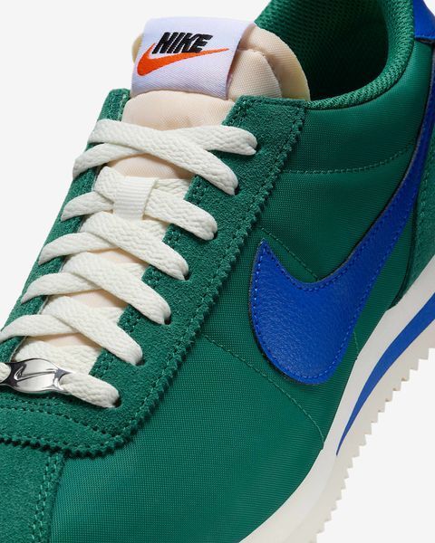 Оригинальные кроссовки Nike Cortez "Evergreen Aura/Sail/White/Hyper Royal" (IH2361-300) IH2361-300 фото