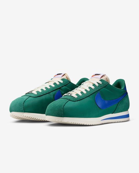 Оригинальные кроссовки Nike Cortez "Evergreen Aura/Sail/White/Hyper Royal" (IH2361-300) IH2361-300 фото