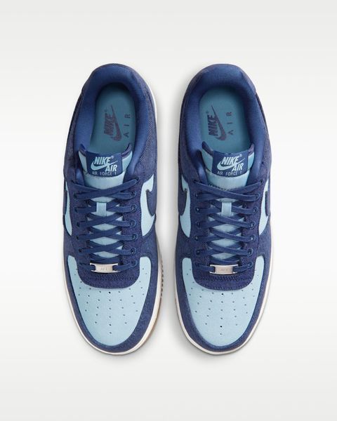 Оригинальные мужские кроссовки Nike Air Force 1 '07 LV8 "Denim" "Navy/Worn Blue/Summit White" (IR0951-400) IR0951-400 фото