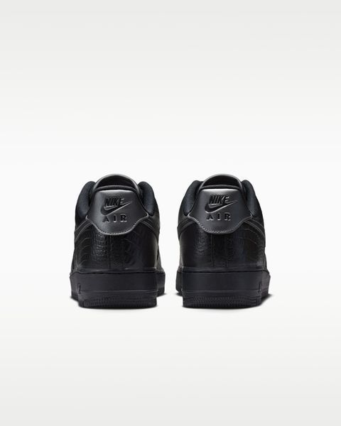Оригінальні чоловічі кросівки Nike Air Force 1 '07 "Black/Metallic Dark Grey" (IV6306-010) IV6306-010 фото