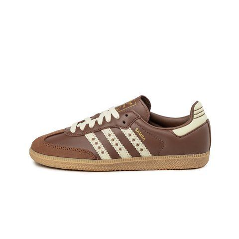 Оригінальні жіночі кросівки adidas Samba OG "Cloud White / Preloved Brown / Cream White" (JR8821) JR8821 фото