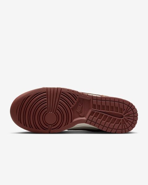 Оригінальні кросівки Nike Wmns Dunk Low "Sail/Metallic Gold/Red Sepia" (IB4417-104) IB4417-104 фото
