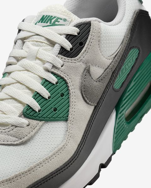 Оригінальні чоловічі кросівки Nike Air Max 90 "Summit White/Evergreen Aura/Vast Grey/Smoke Grey" (DM0029-116) DM0029-116 фото