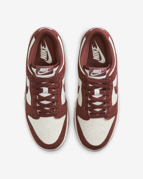 Оригінальні кросівки Nike Wmns Dunk Low "Sail/Metallic Gold/Red Sepia" (IB4417-104) IB4417-104 фото