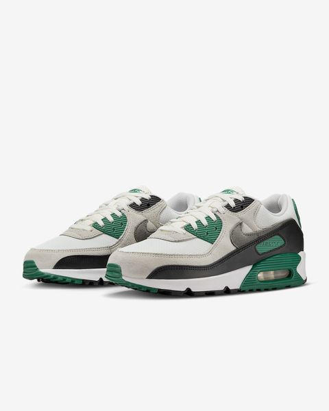Оригінальні чоловічі кросівки Nike Air Max 90 "Summit White/Evergreen Aura/Vast Grey/Smoke Grey" (DM0029-116) DM0029-116 фото