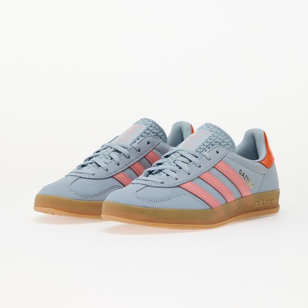 Оригинальные кроссовки adidas Gazelle Indoor "Wonder Blue/ Solar Orange/ Gum" (JI2720) JI2720 фото