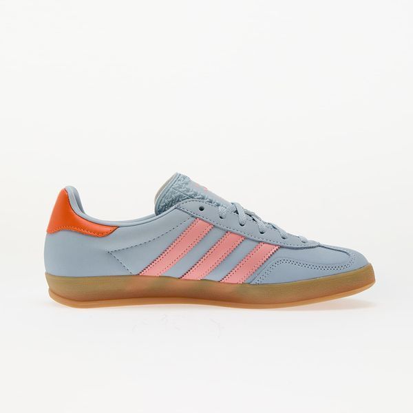 Оригинальные кроссовки adidas Gazelle Indoor "Wonder Blue/ Solar Orange/ Gum" (JI2720) JI2720 фото