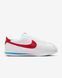 Оригінальні жіночі кросівки Nike Wmns Cortez Leather "White/Varsity Blue/Varsity Red" (DN1791-108) DN1791-108 фото 3