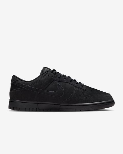 Оригінальні чоловічі кросівки Nike Dunk Low Retro SE "Black/Black/Black" (IB6651-001) IB6651-001 фото