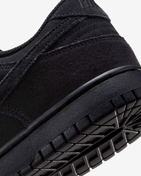 Оригінальні чоловічі кросівки Nike Dunk Low Retro SE "Black/Black/Black" (IB6651-001) IB6651-001 фото