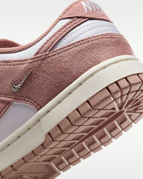 Оригинальные кроссовки Nike Wmns Dunk Low "White/Sail/Metallic Silver/Particle Pink" (IB4417-102) IB4417-102 фото