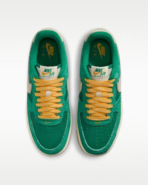 Оригинальные кроссовки Nike Air Force 1 '07 "Game Day" "Malachite/University Gold/Gum Medium Brown/Coconut Milk" (IV5685-365) IV5685-365 фото