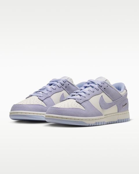 Оригінальні кросівки Nike Dunk Low Suede "Palest Purple/Sail/Metallic Silver" (IO4244-500) IO4244-500 фото