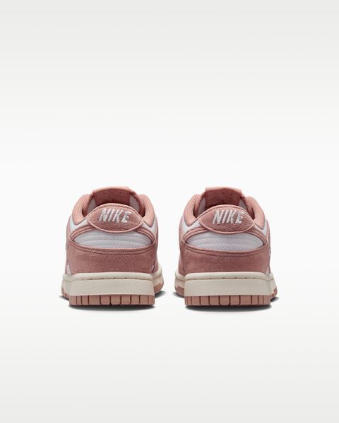 Оригинальные кроссовки Nike Wmns Dunk Low "White/Sail/Metallic Silver/Particle Pink" (IB4417-102) IB4417-102 фото