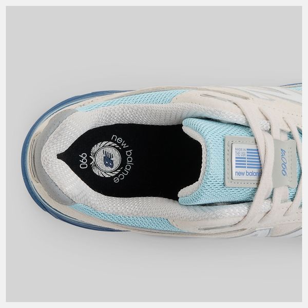 Оригінальні кросівки New Balance 990v4 Made in USA "Moonbeam / Cloude Blue" (U990MB4) U990MB4 фото