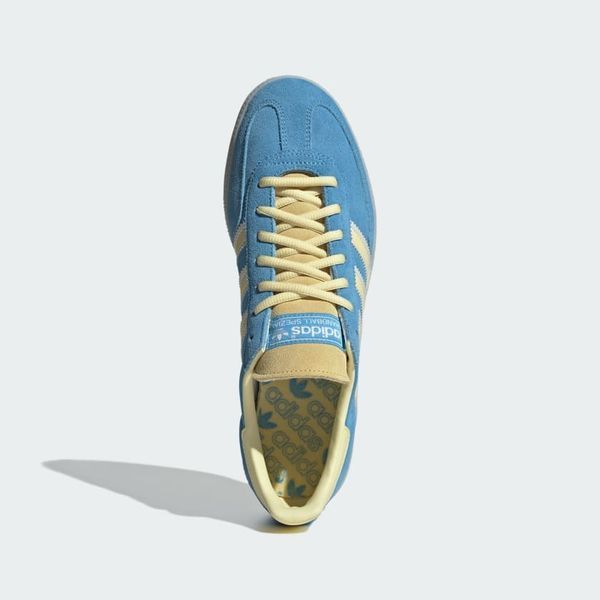 Оригинальные женские кроссовки adidas Handball Spezial "Semi Blue Burst / Almost Yellow / White" (IG6276) IG6276 фото
