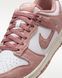 Оригинальные кроссовки Nike Wmns Dunk Low "White/Sail/Metallic Silver/Particle Pink" (IB4417-102) IB4417-102 фото 5