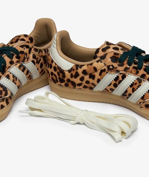 Оригінальні кросівки adidas Samba OG Leopard Magic "Magic Beige/ Ivory/ Aura Ivy" (KI6674) KI6674 фото