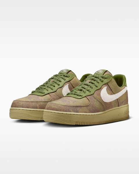 Оригінальні кросівки Nike Air Force 1 QS "Asparagus / Aluminum / Phantom / Wheat Grass" (IO5011-300) IO5011-300 фото