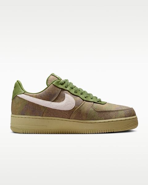 Оригінальні кросівки Nike Air Force 1 QS "Asparagus / Aluminum / Phantom / Wheat Grass" (IO5011-300) IO5011-300 фото