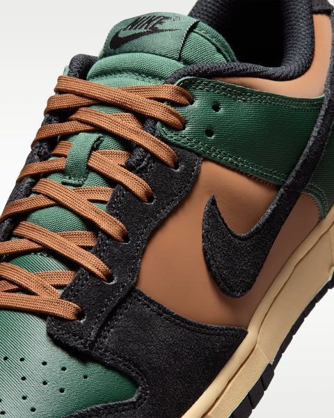 Оригинальные мужские кроссовки Nike Dunk Low Retro "Fir/Light British Tan/Sesame/Black" (IM4414-300) IM4414-300 фото