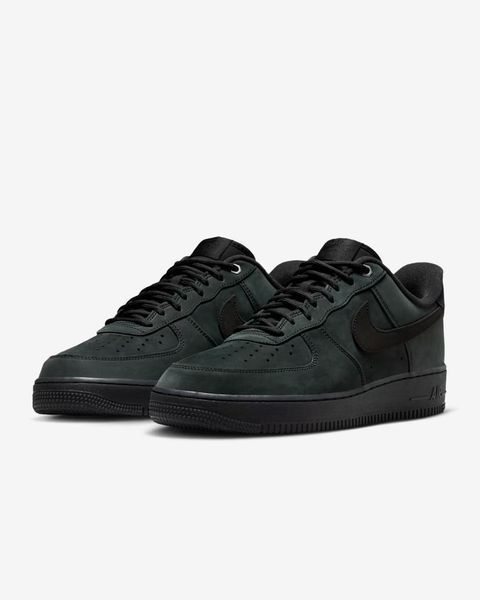 Оригінальні чоловічі кросівки Nike Air Force 1 Low '07 WB "Black Nubuck" (CJ9179-001) CJ9179-001 фото