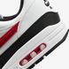 Оригинальные мужские кроссовки Nike Air Max 1 "White / Pure Platinum / Black / University Red" (FD9082-101) FD9082-101 фото 6
