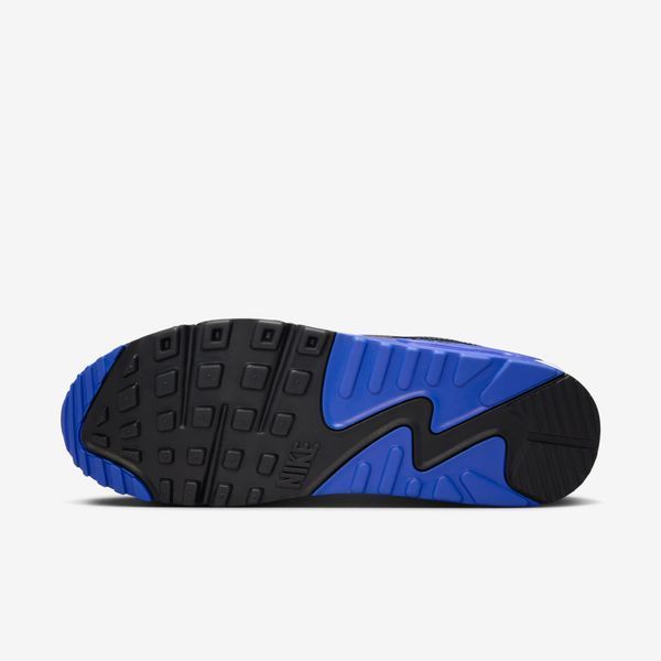 Оригинальные мужские кроссовки Nike Air Max 90 "Lyon Blue / Iron Grey / Black" (IB7672-001) IB7672-001 фото