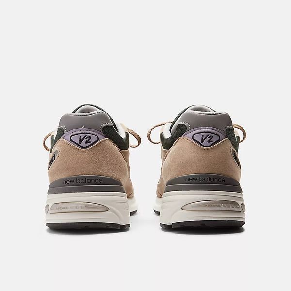 Оригінальні кросівки New Balance 991v2 Made in UK "Cement/Douglas Fir/Lavender Gray" (U991DL2) U991DL2 фото