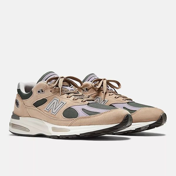 Оригінальні кросівки New Balance 991v2 Made in UK "Cement/Douglas Fir/Lavender Gray" (U991DL2) U991DL2 фото