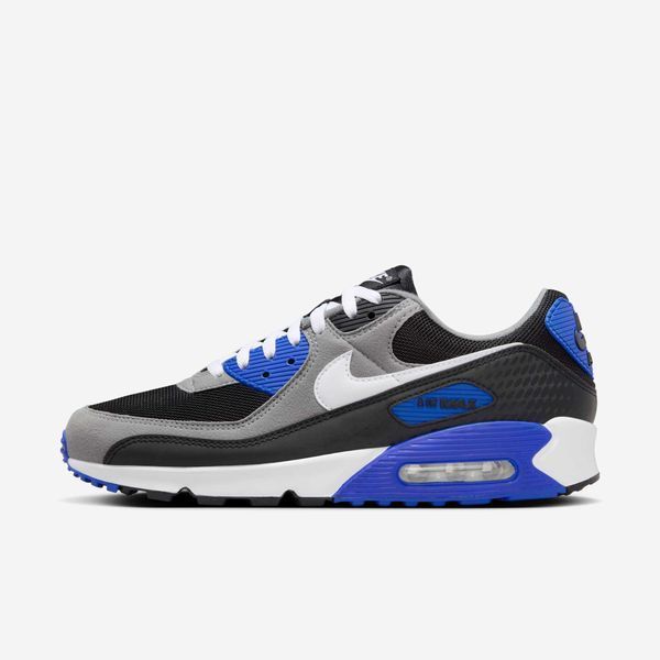 Оригинальные мужские кроссовки Nike Air Max 90 "Lyon Blue / Iron Grey / Black" (IB7672-001) IB7672-001 фото