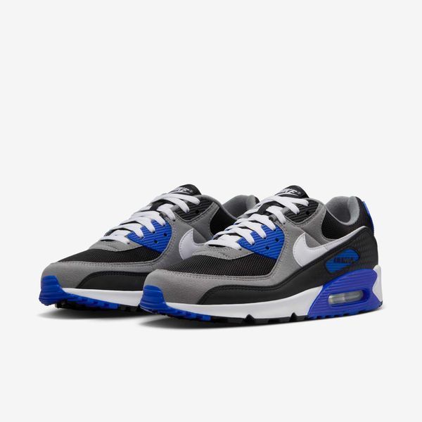 Оригинальные мужские кроссовки Nike Air Max 90 "Lyon Blue / Iron Grey / Black" (IB7672-001) IB7672-001 фото