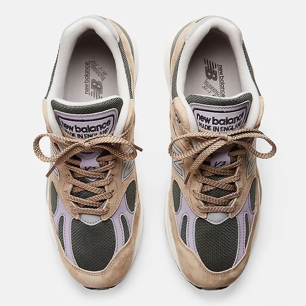 Оригінальні кросівки New Balance 991v2 Made in UK "Cement/Douglas Fir/Lavender Gray" (U991DL2) U991DL2 фото