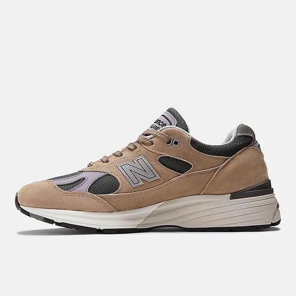 Оригінальні кросівки New Balance 991v2 Made in UK "Cement/Douglas Fir/Lavender Gray" (U991DL2) U991DL2 фото