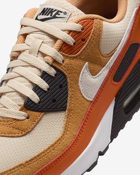 Оригінальні чоловічі кросівки Nike Air Max 90 "Copper Moon/Pearl White/Campfire Orange/Sail" (DM0029-800) DM0029-800 фото