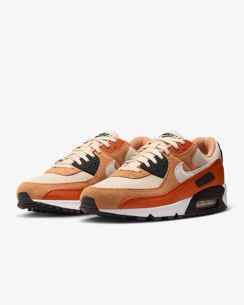 Оригінальні чоловічі кросівки Nike Air Max 90 "Copper Moon/Pearl White/Campfire Orange/Sail" (DM0029-800) DM0029-800 фото