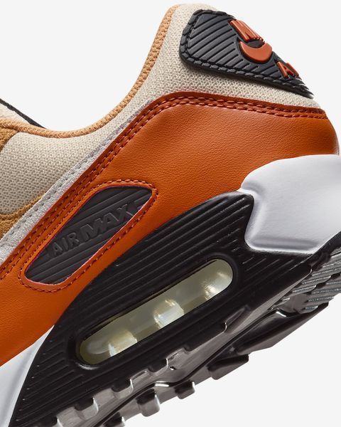 Оригінальні чоловічі кросівки Nike Air Max 90 "Copper Moon/Pearl White/Campfire Orange/Sail" (DM0029-800) DM0029-800 фото