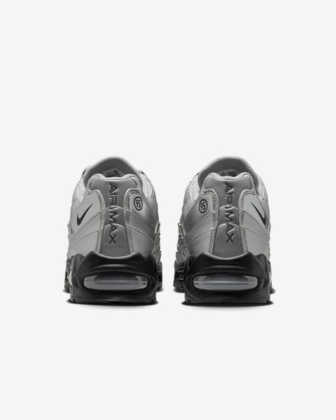 Оригинальные мужские кроссовки Nike Air Max 95 Big Bubble "Metallic Silver/Black/University Red/Black" (IB6830-002) IB6830-002 фото