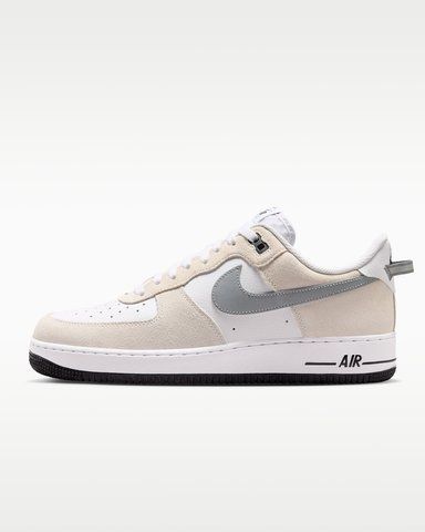 Оригинальные кроссовки Nike Air Force 1 '07 LV8 "White / Black / Cool Grey / Metallic Cool Grey" (IR2007-100) IR2007-100 фото