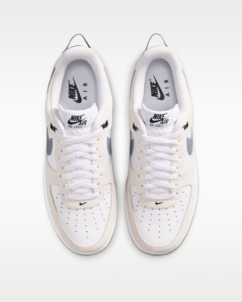 Оригинальные кроссовки Nike Air Force 1 '07 LV8 "White / Black / Cool Grey / Metallic Cool Grey" (IR2007-100) IR2007-100 фото