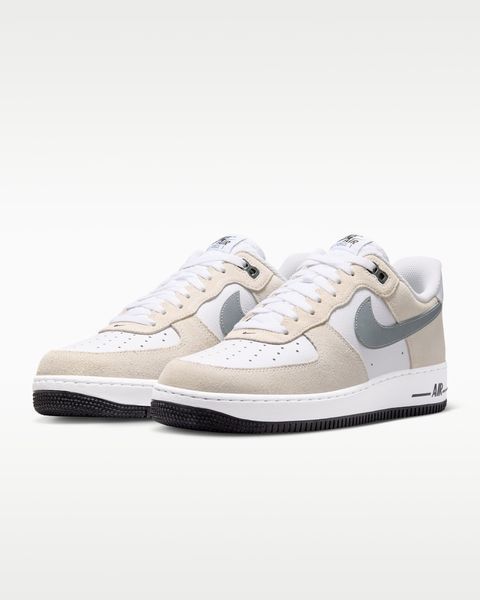 Оригинальные кроссовки Nike Air Force 1 '07 LV8 "White / Black / Cool Grey / Metallic Cool Grey" (IR2007-100) IR2007-100 фото