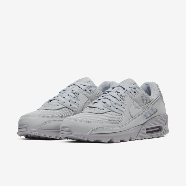 Оригинальные мужские кроссовки Nike Air Max 90 "Wolf Grey / Black / White" (CN8490-001) CN8490-001 фото