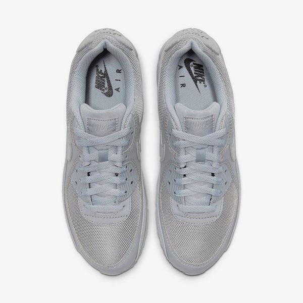 Оригинальные мужские кроссовки Nike Air Max 90 "Wolf Grey / Black / White" (CN8490-001) CN8490-001 фото