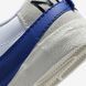 Оригінальні чоловічі кросівки Nike Blazer Low '77 Leather Jumbo "White / Old Royal / Light Bone" (DQ8768-100) DQ8768-100 фото 6