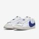 Оригінальні чоловічі кросівки Nike Blazer Low '77 Leather Jumbo "White / Old Royal / Light Bone" (DQ8768-100) DQ8768-100 фото 2