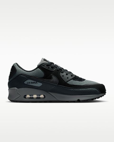 Оригінальні чоловічі кросівки Nike Air Max 90 Premium "Black/Iron Grey/Cool Grey" (IX0348-001) IX0348-001 фото