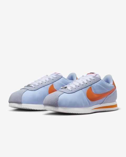 Оригінальні кросівки Nike Wmns Cortez Textile "Hydrogen Blue/White/Hot Curry" (DZ2795-407) DZ2795-407 фото