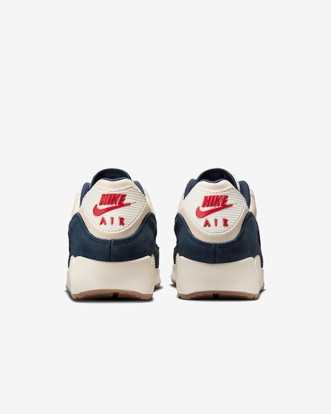 Оригінальні чоловічі кросівки Nike Air Max 90 Premium "Pale Ivory/Thunder Blue/Sail/Light Khaki" (IH4379-110) IH4379-110 фото
