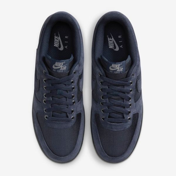 Оригінальні чоловічі кросівки Nike Air Force 1 '07 CORDURA "Dark Obsidian/Black/Smoke Grey" (HQ3822-400) HQ3822-400 фото