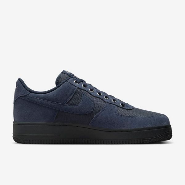 Оригінальні чоловічі кросівки Nike Air Force 1 '07 CORDURA "Dark Obsidian/Black/Smoke Grey" (HQ3822-400) HQ3822-400 фото